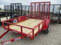 RED 8FT OPEN UTILITY TRAILER