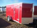 2024 6X12 Single Axle Cargo Trailer (Red)