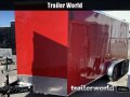 2022 77242 7 x 16' x 6.5' TA Enclosed Cargo Trailer Stock# 77242