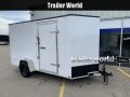 2022 77016 6 X 12' X 6.5'SA Double Rear Doors Enclosed Cargo Trailer