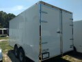 2022 8.5X16 WHITE CUSTOM TRAILER. ***IN STOCK***