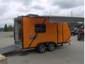 camper enclosed motorcycle cargo trailer toy hauler A/C