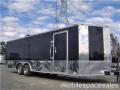 24 enclosed cargo  hauler trailer   Black