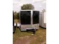 (BLACK) 2024  7X16 TA CARGO TRAILER