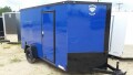 COBALT BLUE 12FT Cargo Trailer with 1-3500lb Axle