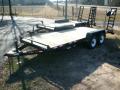 16ft 7,000# equipment bobcat trailer farm tractor trail