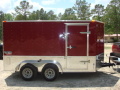 14ft Red TA Motorcycle Trailer