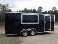 20FT BLACK V-NOSE VENDING TRAILER