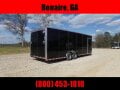 8.5x24 10k grey Carhauler w/ ramp door Enclosed Cargo