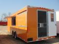 Yellow 24ft  Concession Trailer w/Black and White Checkered Floor