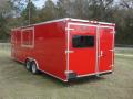 Red 20ft Concession Trailer w/Insulated Walls and Ceiling
