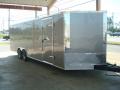 22ft Enclosed car trailer pewter v-nose