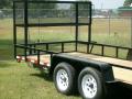 76x16 ATV utility landscaping setup trailer weed eater