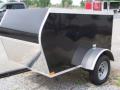 4x8 sa black enclosed cargo motorcycle trailer