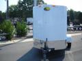 8FT ENCLOSED CARGO TRAILER WITH V-NOSE-WHITE