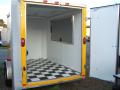 Yellow Flat Front 10ft Concession Trailer