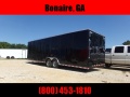 8.5x28 10k black Carhauler w/ ramp door Enclosed Cargo