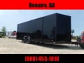 8.5X20 Black 7K Blackout Semi-Screwless Carhauler Enclosed Cargo Trailer 