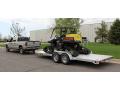 18 ft 7k aluma atv equipment carhauler trailer