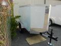 8ft CARGO WHITE TRAILER WITH SINGLE REAR DOOR