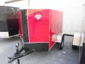 Red and Black Cargo Trailer 8FT