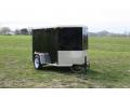 8FT Cargo Trailer  With V-nose And Rear Ramp Door