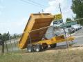 6x10 HAWKE deckover dump trailer 7k GVWR