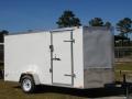 6 x 12 Enclosed Cargo Trailer w/ Ramp Door - Warranty