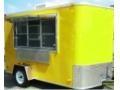 Yellow 12ft SA Concession Trailer w/Steel Frame