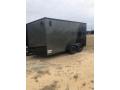 16ft Motorcycle Trailer Two Tone Black/Charcoal w/Blackout Package