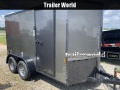 2022 Continental Cargo 6' x 12' x 6.3' Tandem Axle Enclosed Cargo Trailer Stock# 39193