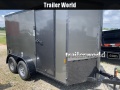  Continental Cargo 6' x 12' x 6.3' Tandem Axle Enclosed Cargo Trailer 