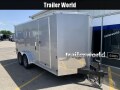 2022 Continental Cargo 7' x 16' x 6' 3 Double Door Enclosed Trailer 5.2k Axles