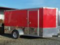 12ft SA Red Enclosed Motorcycle Trailer 