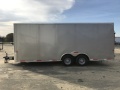 18ft Arizona Beige Flat Front Cargo Trailer with Ramp 