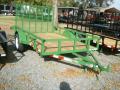 6 x 10 deluxe pkg atv lawnmower utility trailer green