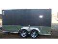 16ft Motorcycle Trailer Charcoal Gray 