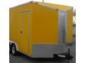 14ft V-nose Yellow Motorcycle Trailer