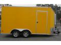 Yellow 14ft  Slant V-nose with 3500lb Axles