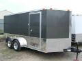 7x14 TVRM Enclosed Motorcycle Trailer On Sale Now