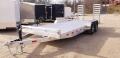 $10281-2022 Sure-Trac 7x20 Aluminum Equipment Trailer Stand Up Ramps 10000#