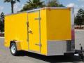 YELLOW 12FT ENCLOSED CARGO TRAILER