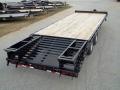 Pintle Hitch 25ft  Flatbed Trailer
