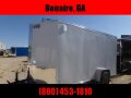 6x12 Ramp Door white Enclosed Cargo Trailer Stock# ECCW612-93097