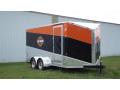 Tri Colored 16FT Motorcycle Trailer