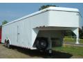 24ft Cargo with Rear Ramp and Torsion Axles-Gooseneck