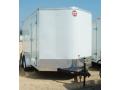 12ft rounded v-nose Tandem Axle Cargo Trailer