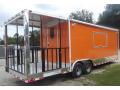 26ft Concession Trailer Orange w/Electrical Package