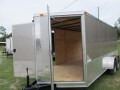 18FT CARGO TRAILER W/ MAN DOORS ON BOTH SIDES OF THE V