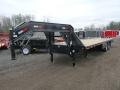 30ft Flatbed Equipment Trailer w/Dovetail and Ramps
